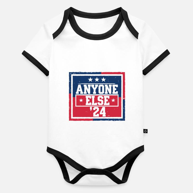 Anyone Else Election 2024 Baby Bio-Kurzarm-Kontrastbody