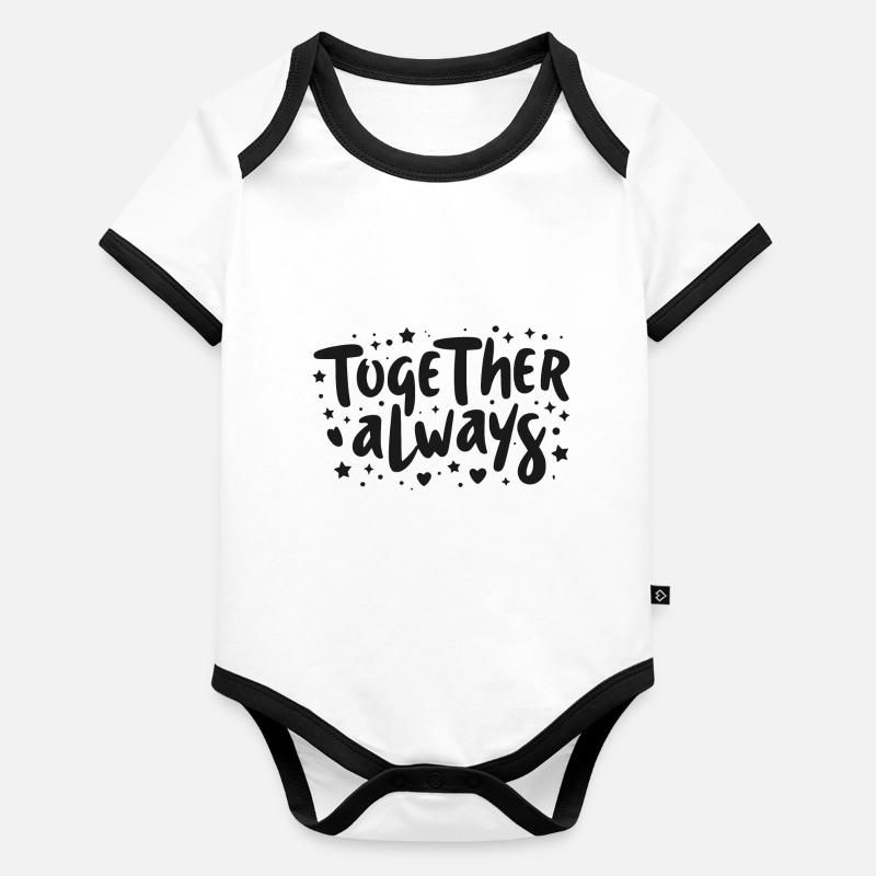 Ensemble toujours Body Bébé bio contrasté manches courtes