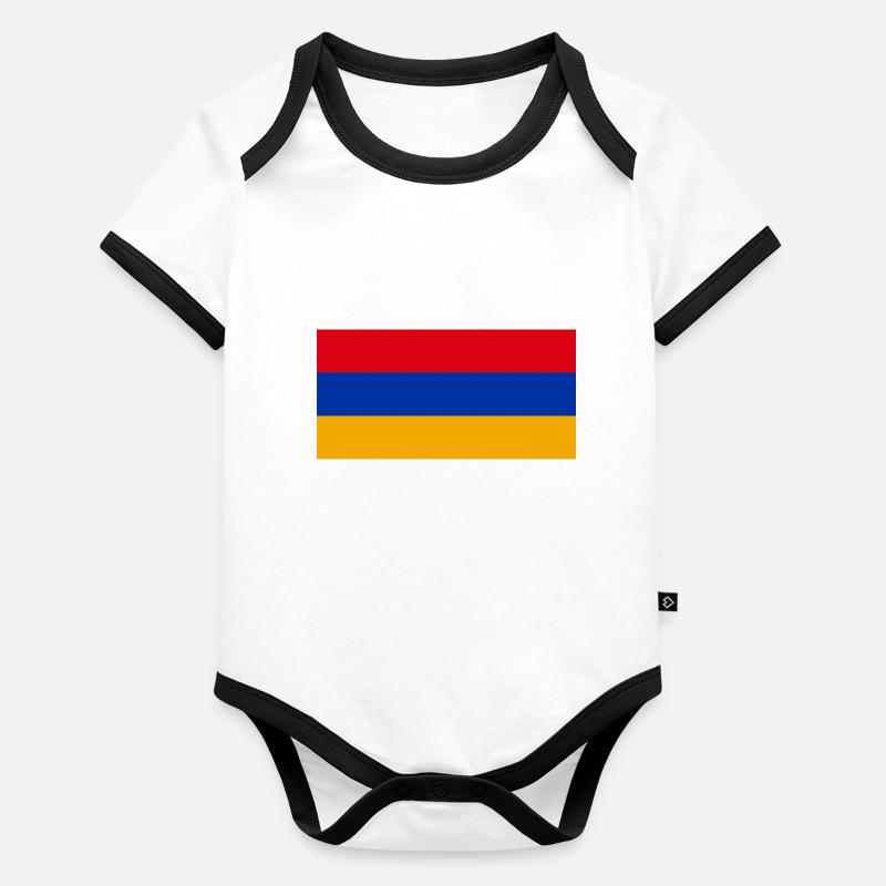 Armenia Organic Baby Contrasting Bodysuit