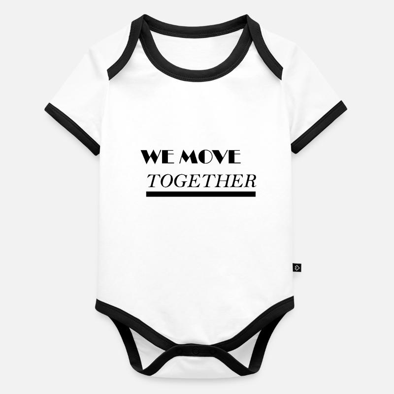 WE MOVE Organic Baby Contrasting Bodysuit
