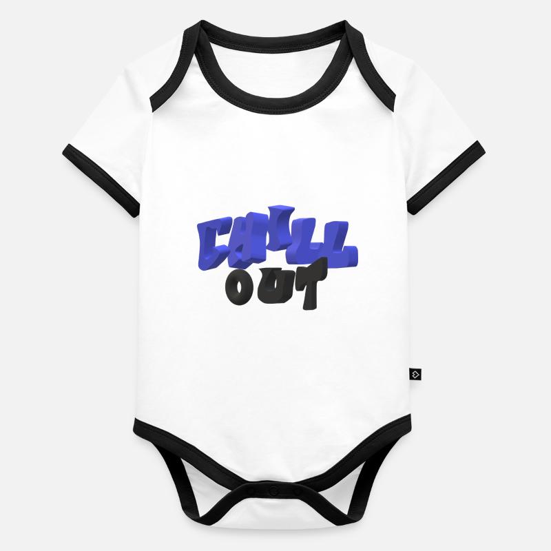 chill out Organic Baby Contrasting Bodysuit