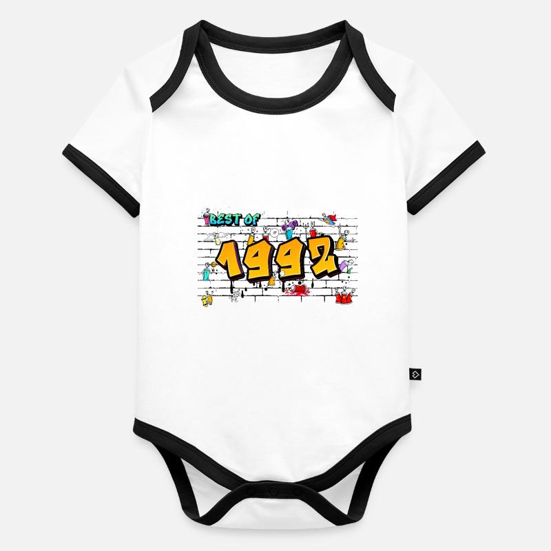 Le meilleur du graffiti de 1992 – 33 ans d’audace Body Bébé bio contrasté manches courtes