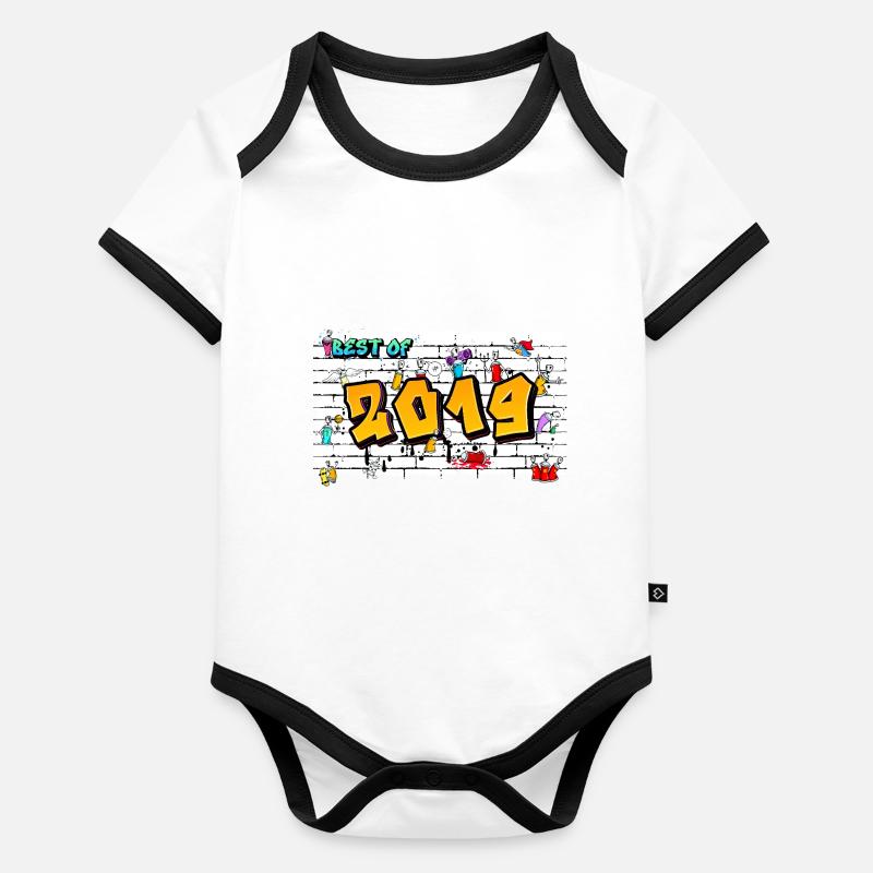 Graffiti Edge 2019 – 6 ans de Fresh Attitude Body Bébé bio contrasté manches courtes