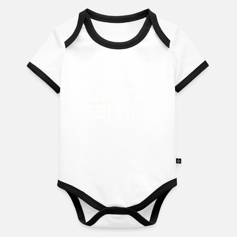 limited edition Baby Bio-Kurzarm-Kontrastbody