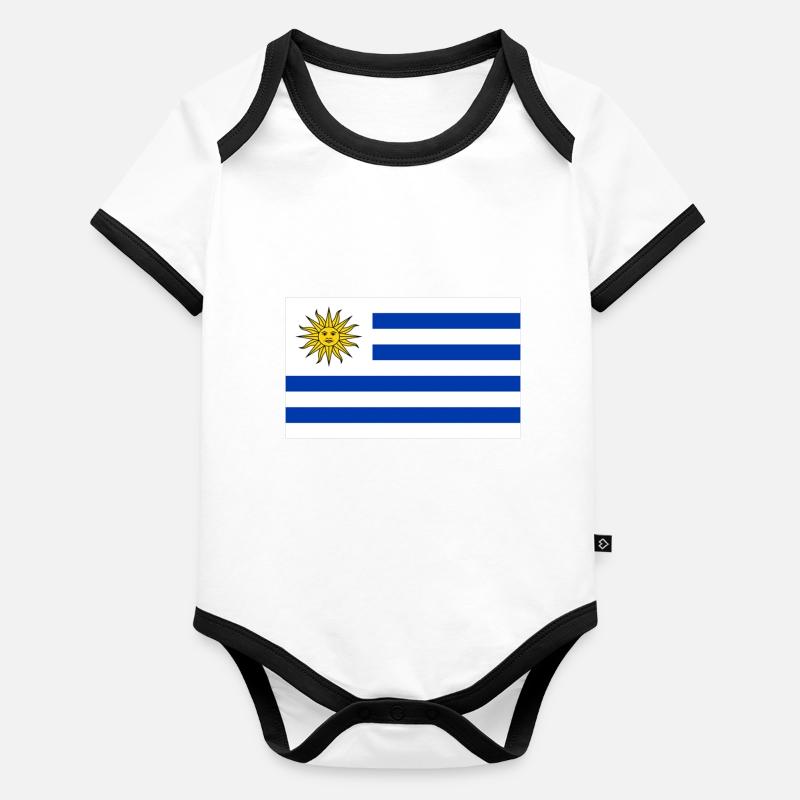 Uruguay Organic Baby Contrasting Bodysuit
