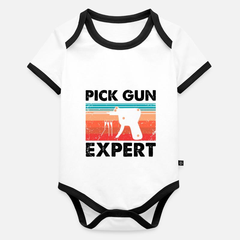 Conception de serrure de service de déverrouillage expert en serrure Body Bébé bio contrasté manches courtes