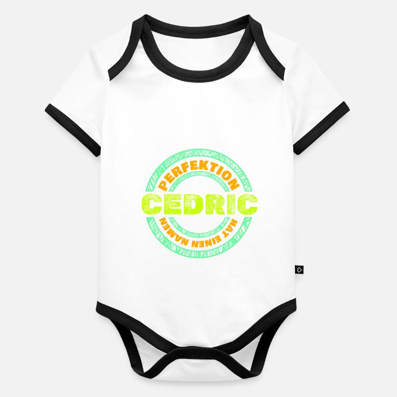 Cédric Cédric Body Bébé bio contrasté manches courtes