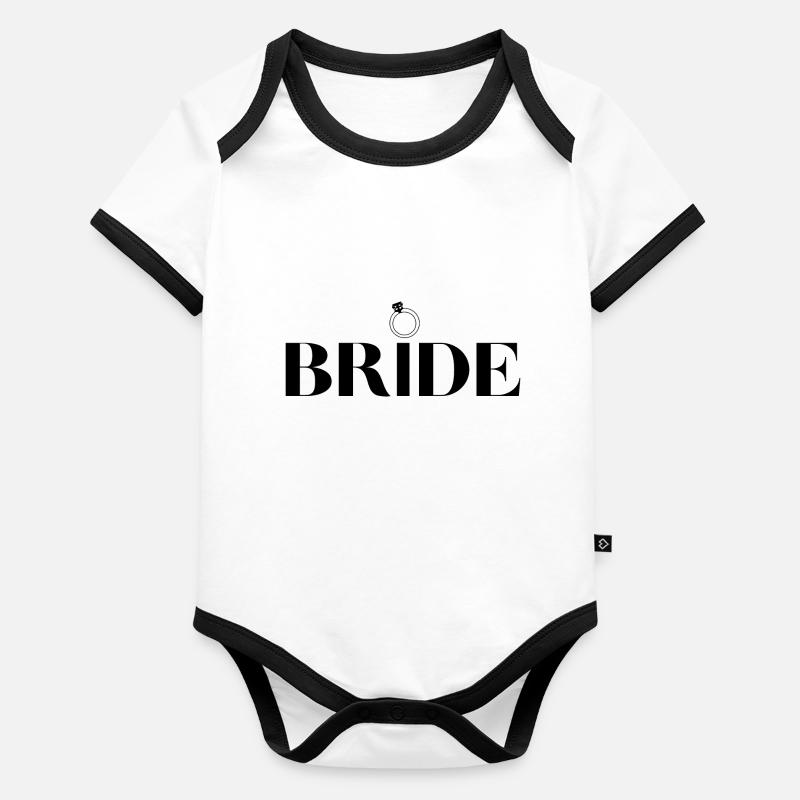 Bride Body Bébé bio contrasté manches courtes