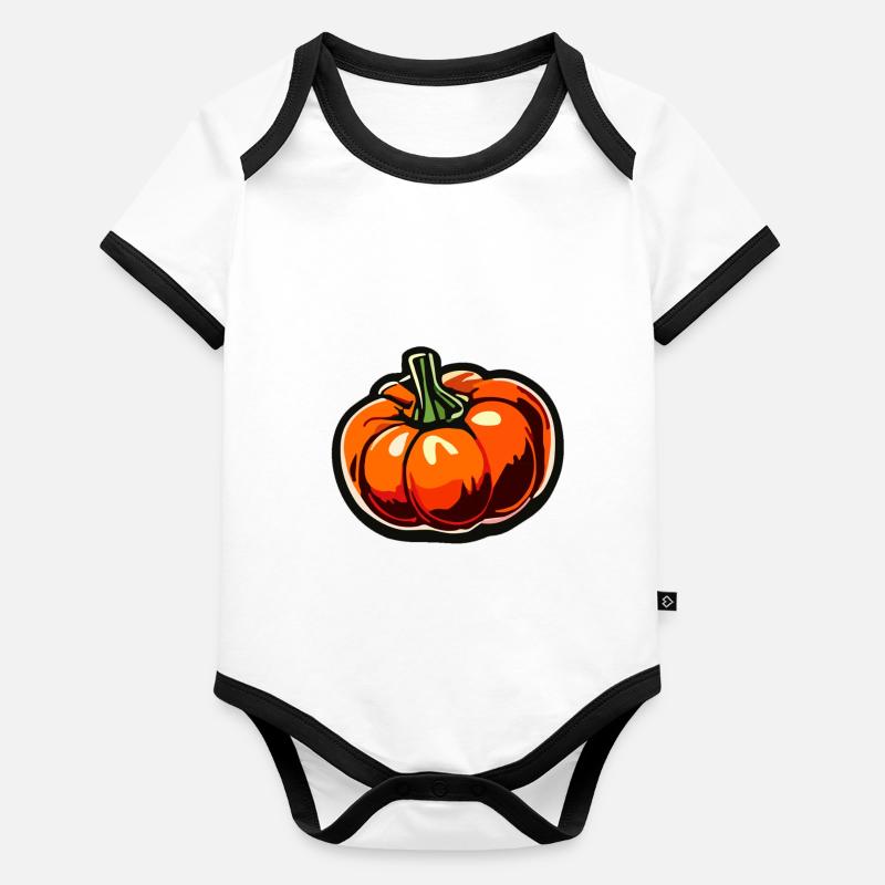 Lebensmittel / Gemüse / Markt / Vitamine / Design Baby Bio-Kurzarm-Kontrastbody