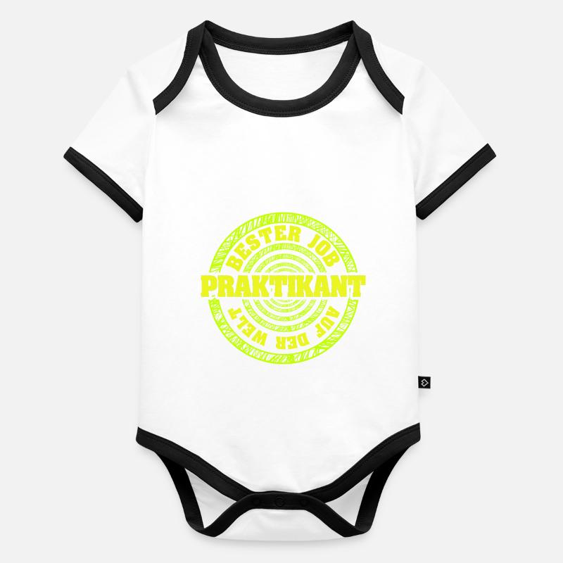 Trainee Organic Baby Contrasting Bodysuit