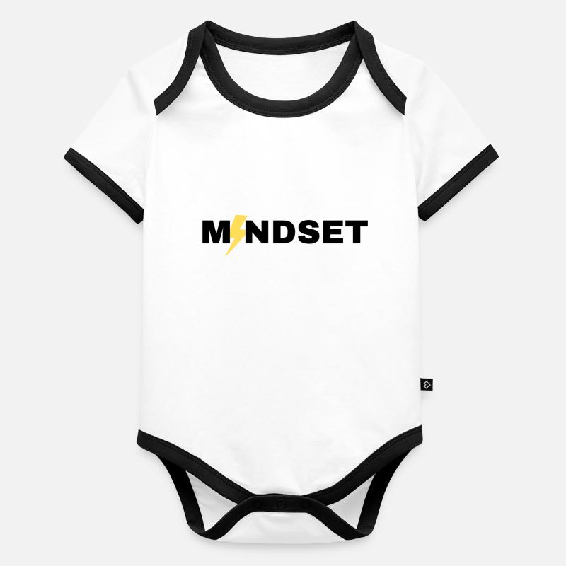 MINDSET Body Bébé bio contrasté manches courtes