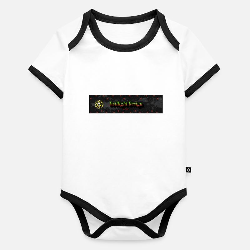 Bannière Twillight Body Bébé bio contrasté manches courtes