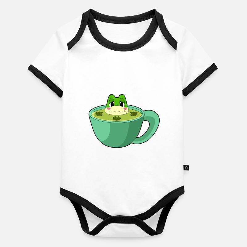 Frog Pond Coffee Mug Organic Baby Contrasting Bodysuit