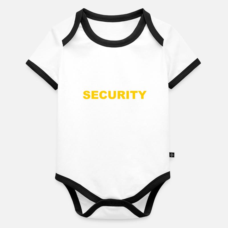 Sécurité - Service de sécurité - Videur Body Bébé bio contrasté manches courtes