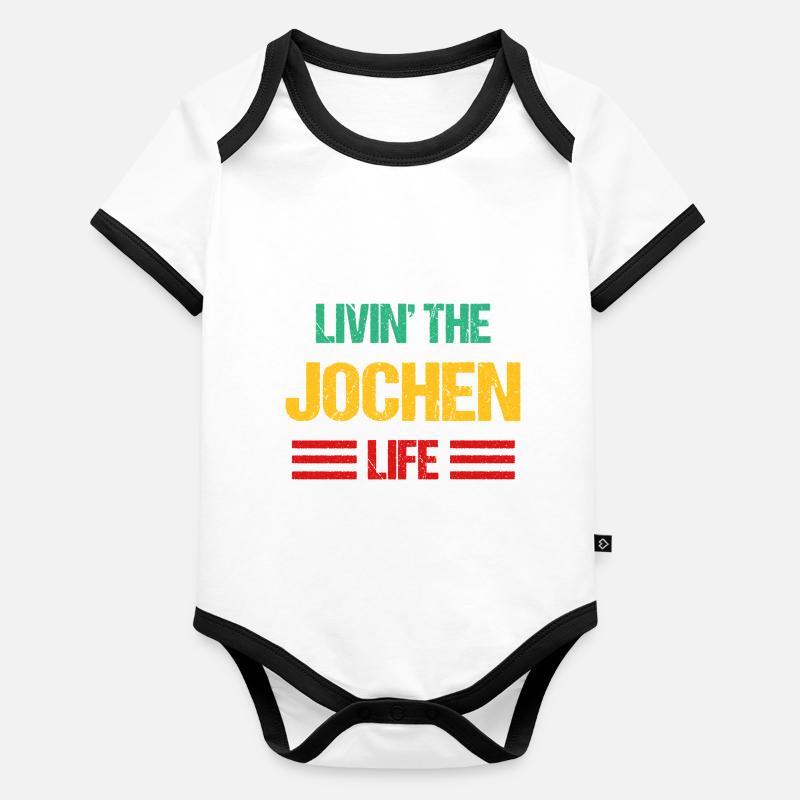Jochen Body Bébé bio contrasté manches courtes