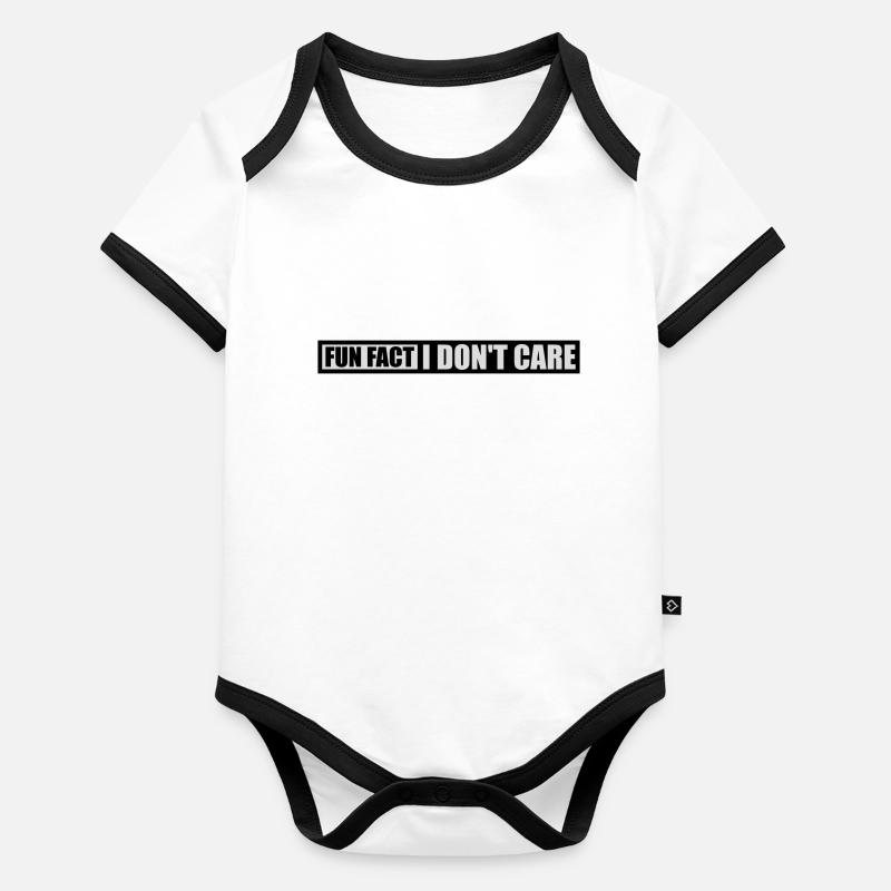 I dont care fact Baby Bio-Kurzarm-Kontrastbody
