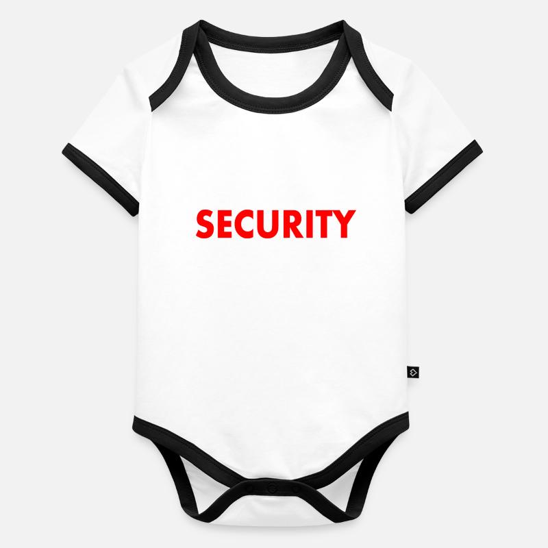Security Baby Bio-Kurzarm-Kontrastbody