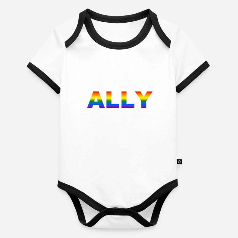 Pride Ally Organic Baby Contrasting Bodysuit