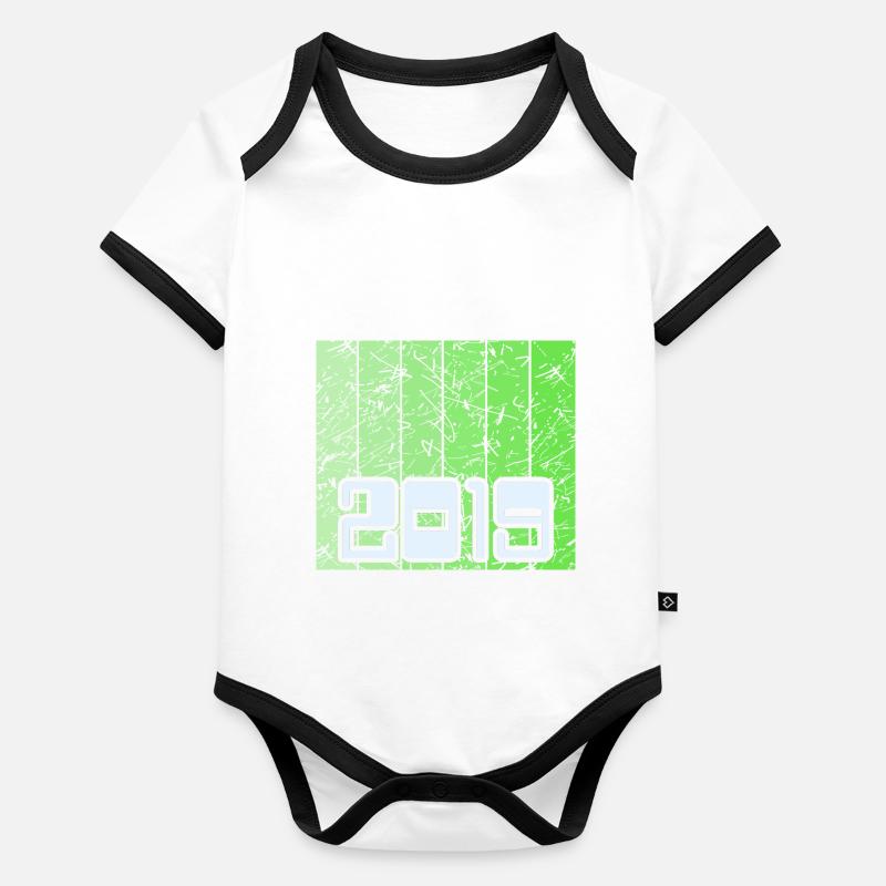 2019 Organic Baby Contrasting Bodysuit