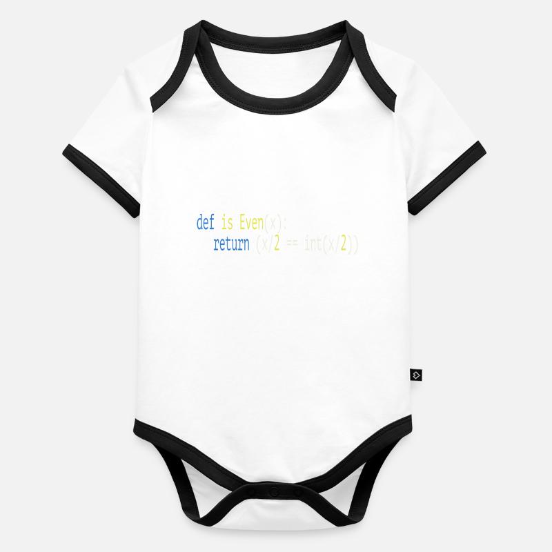 Humour programmeur Body Bébé bio contrasté manches courtes