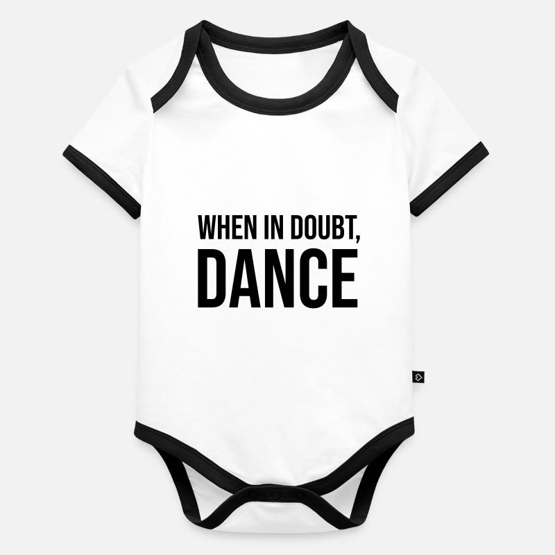 En cas de doute Danse Body Bébé bio contrasté manches courtes