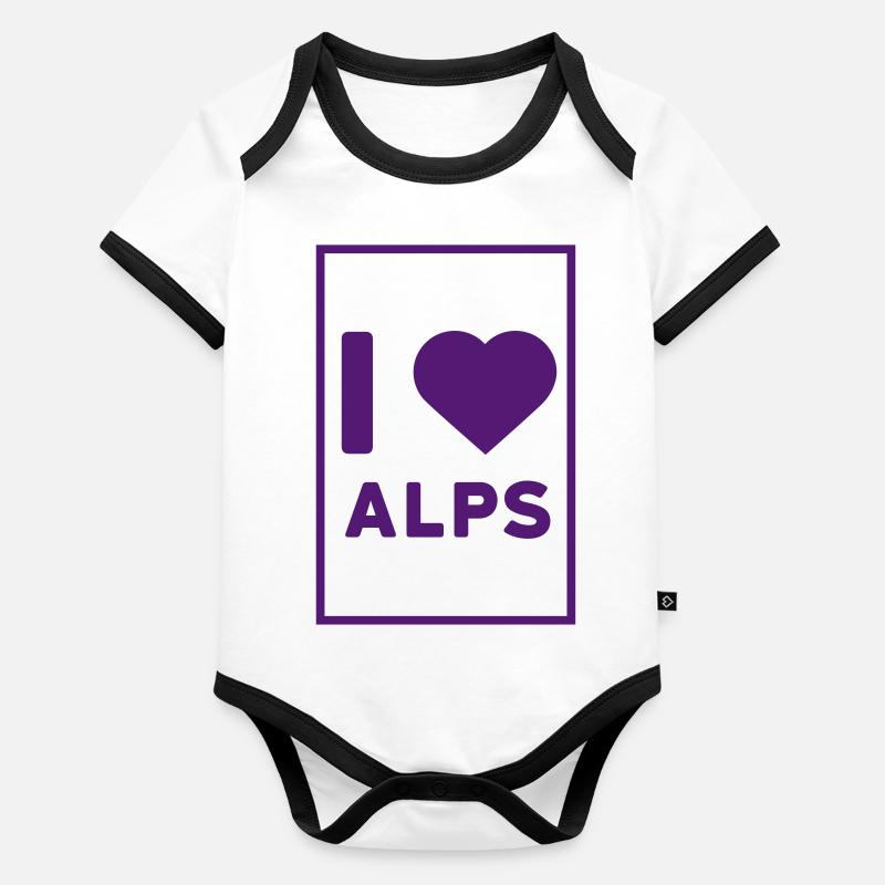 love alps Organic Baby Contrasting Bodysuit