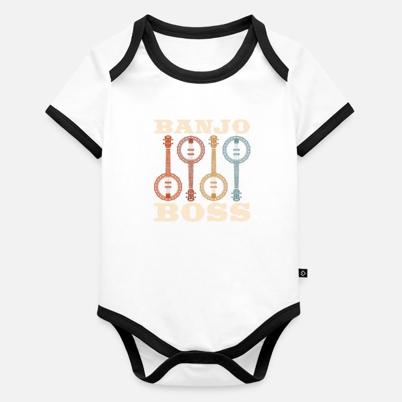 Banjo Baby Bio-Kurzarm-Kontrastbody