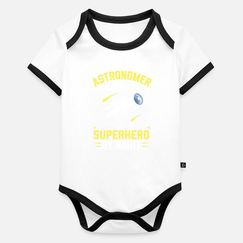 Astronomer Organic Baby Contrasting Bodysuit