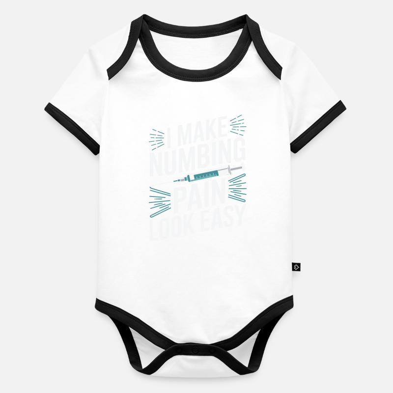 Anaesthetist Organic Baby Contrasting Bodysuit