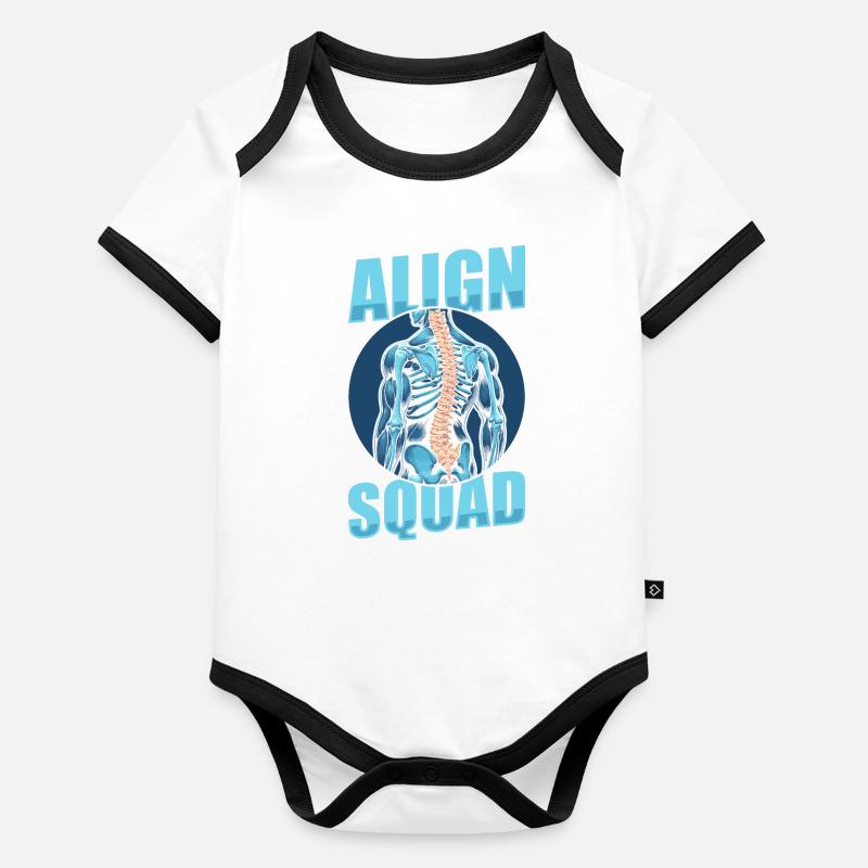 Chiropractor Cadre Organic Baby Contrasting Bodysuit