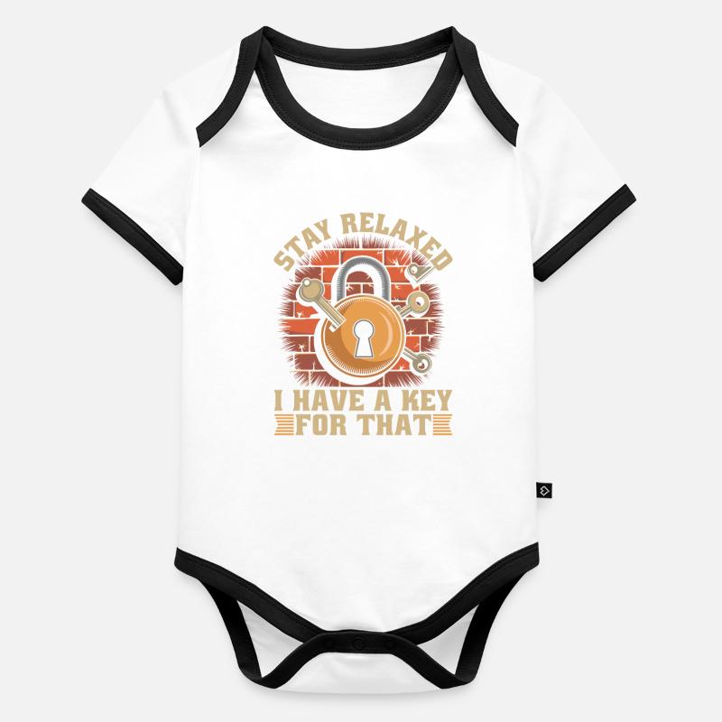 Locksmith Organic Baby Contrasting Bodysuit