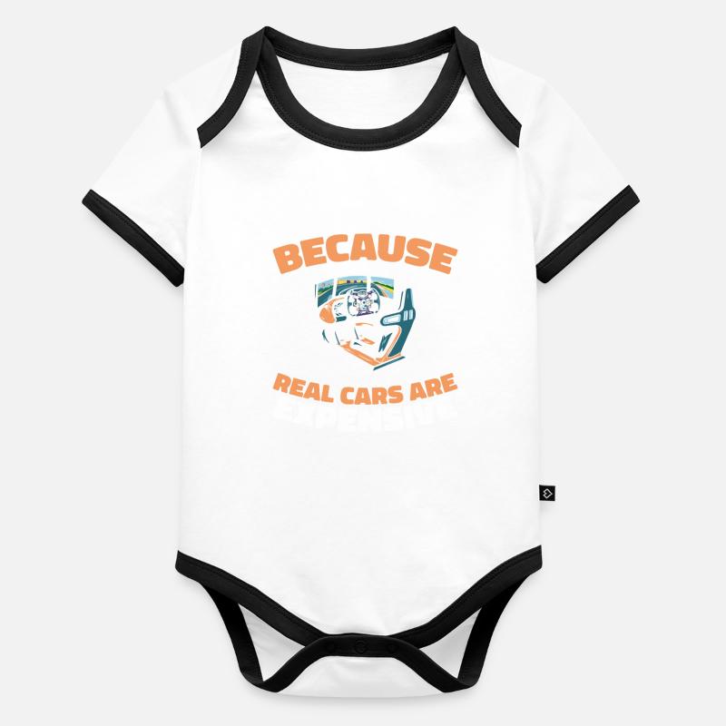 Sim Racing Body Bébé bio contrasté manches courtes