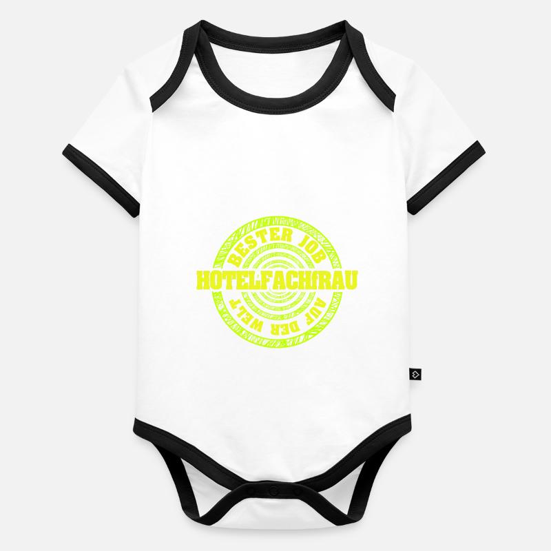 Hotel manager as a job Organic Baby Contrasting Bodysuit