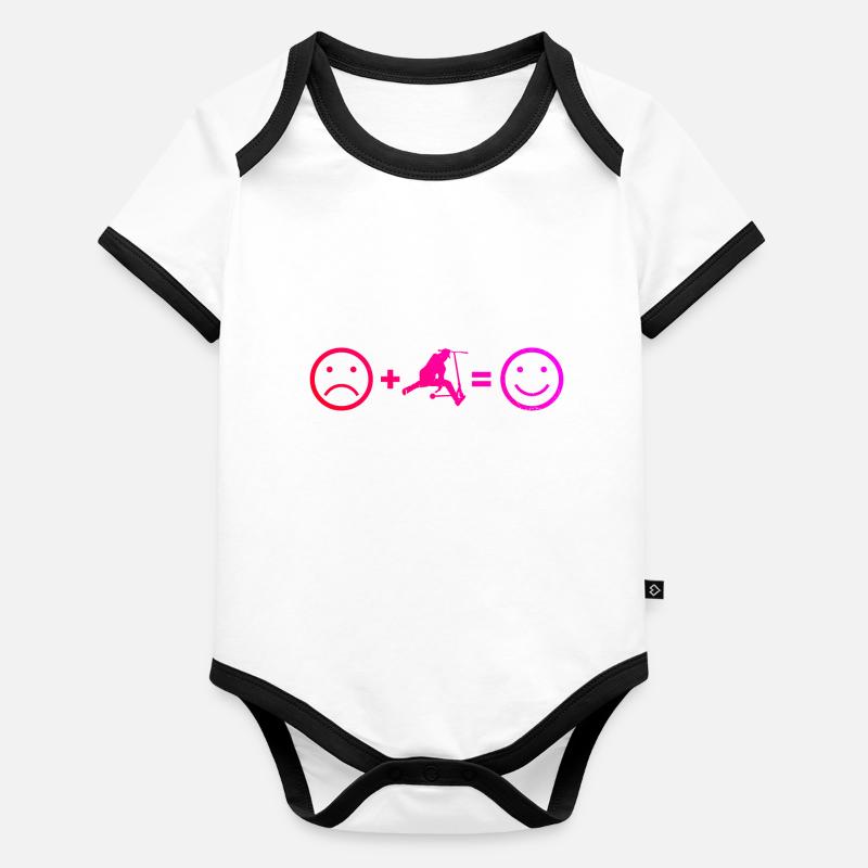 Men's Scooter Stuntscooter Stunt Scooter Organic Baby Contrasting Bodysuit