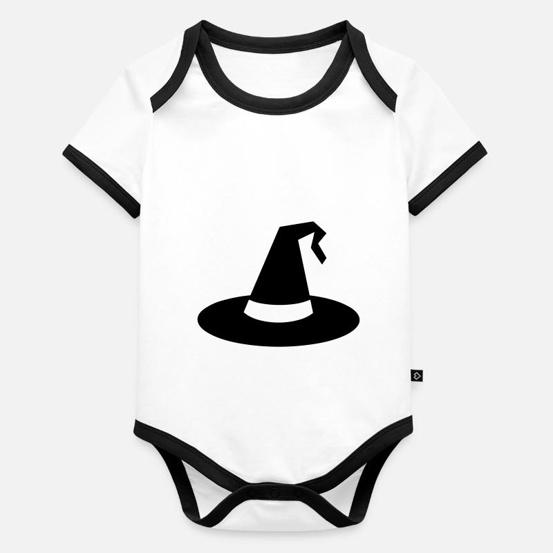 chapeau magique Body Bébé bio contrasté manches courtes