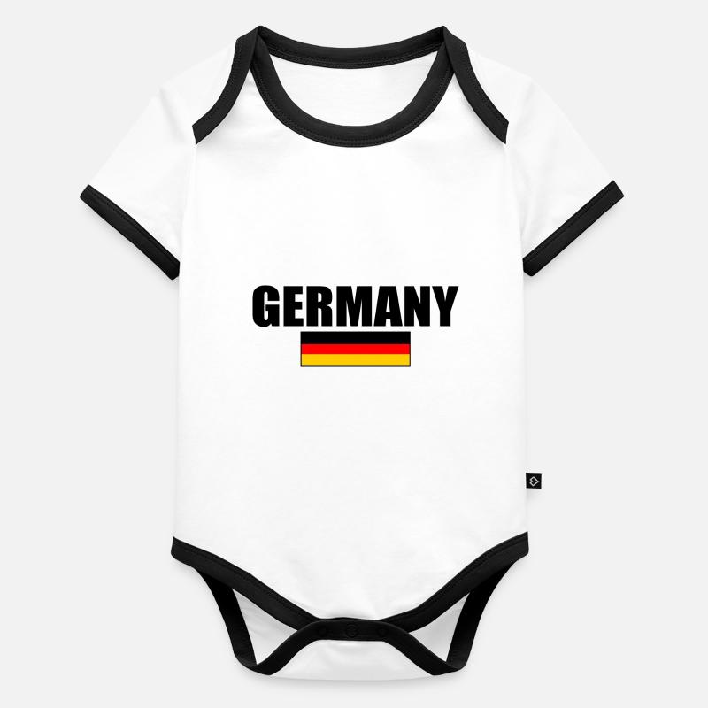 Germany Organic Baby Contrasting Bodysuit