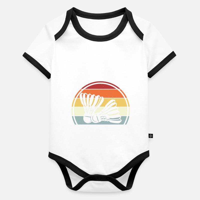 Badminton Organic Baby Contrasting Bodysuit