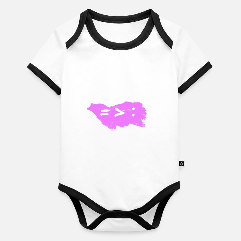 Commonality greater division Organic Baby Contrasting Bodysuit
