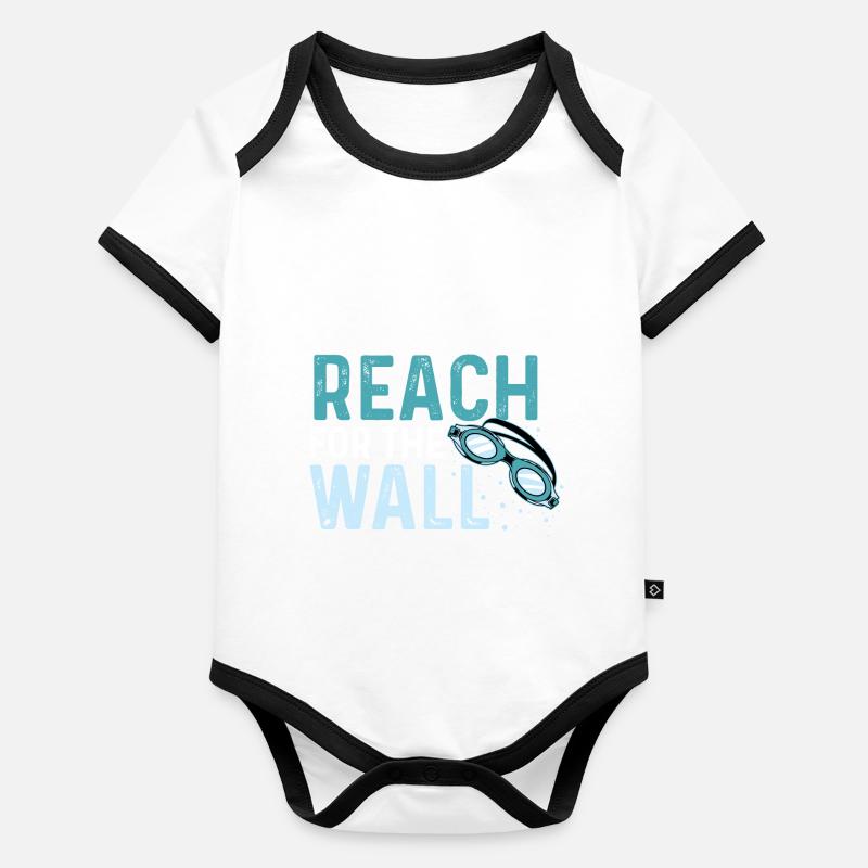 Reaching the wall Turner Poison Organic Baby Contrasting Bodysuit
