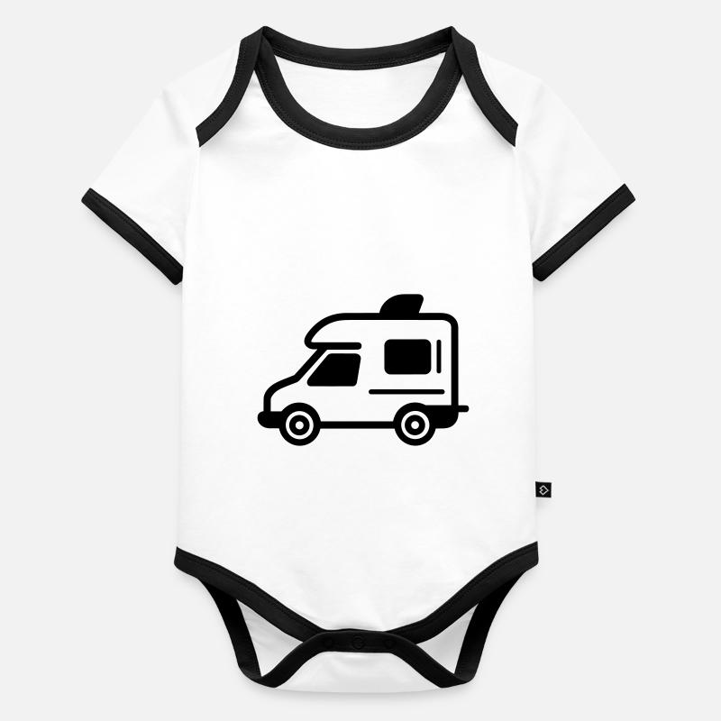 Wohnmobil Baby Bio-Kurzarm-Kontrastbody