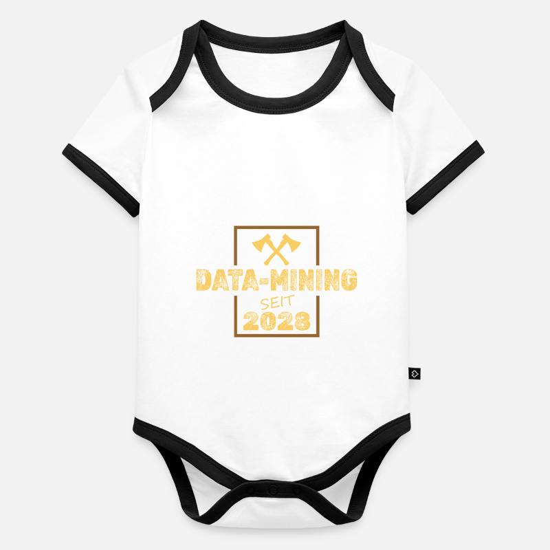 2028 Body Bébé bio contrasté manches courtes