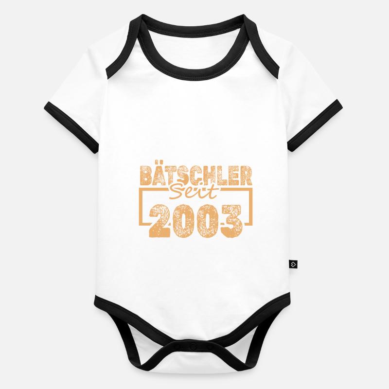 Single, 2003 Body Bébé bio contrasté manches courtes