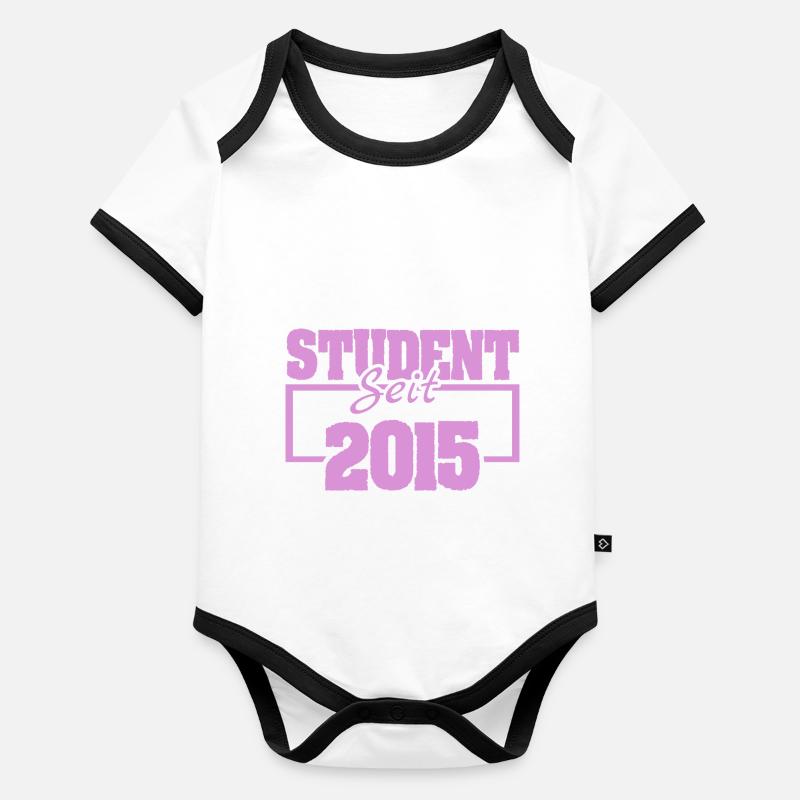since 2015 Organic Baby Contrasting Bodysuit