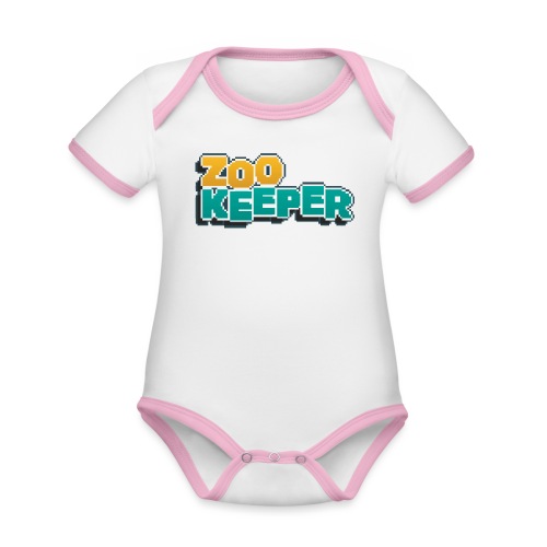 Classic ZooKeeper Official Logo - Organic Baby Contrasting Bodysuit