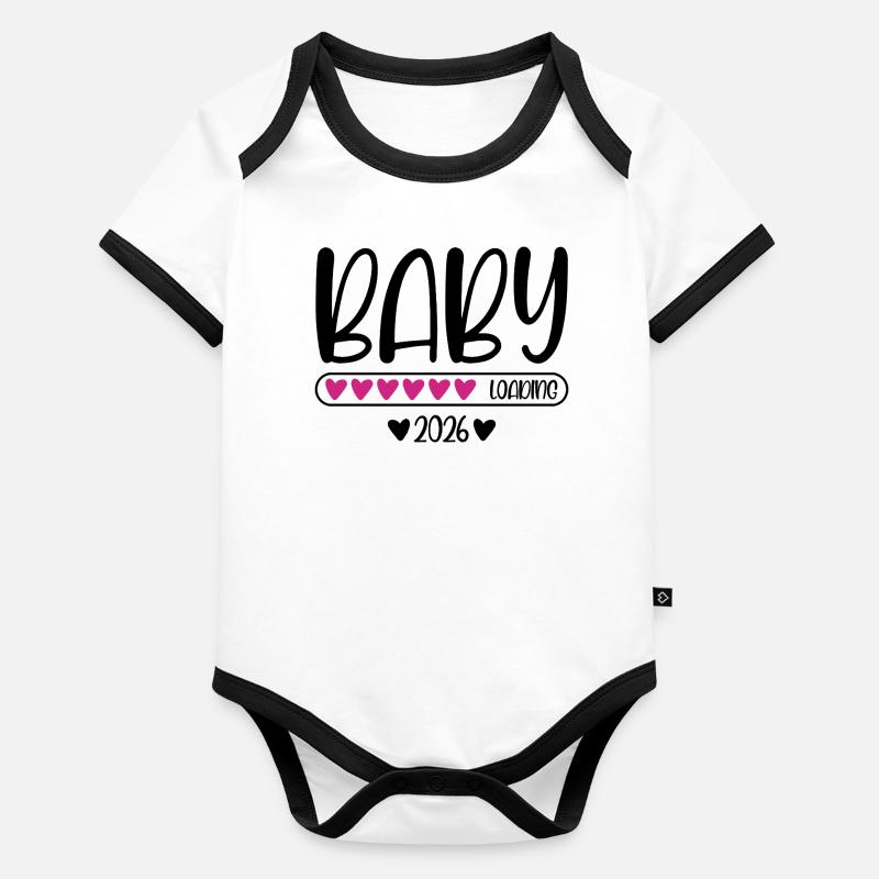 Baby 2026 loading Baby Bio-Kurzarm-Kontrastbody