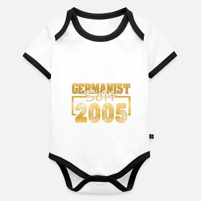 2005 Body Bébé bio contrasté manches courtes