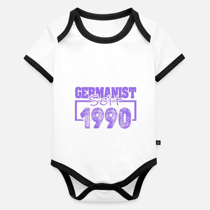Studi 1990 Organic Baby Contrasting Bodysuit