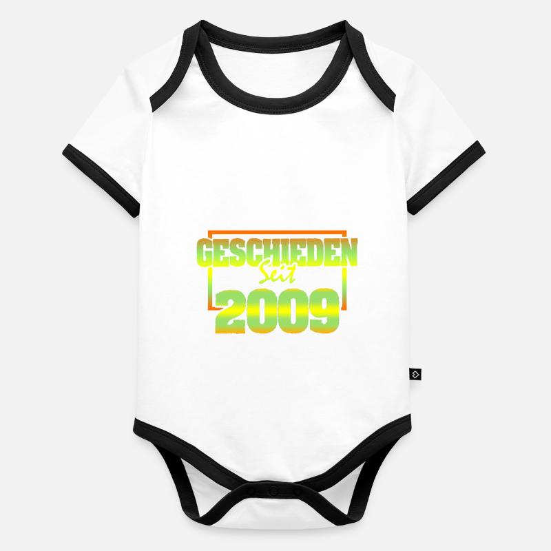 Ehefrau 2009 Baby Bio-Kurzarm-Kontrastbody