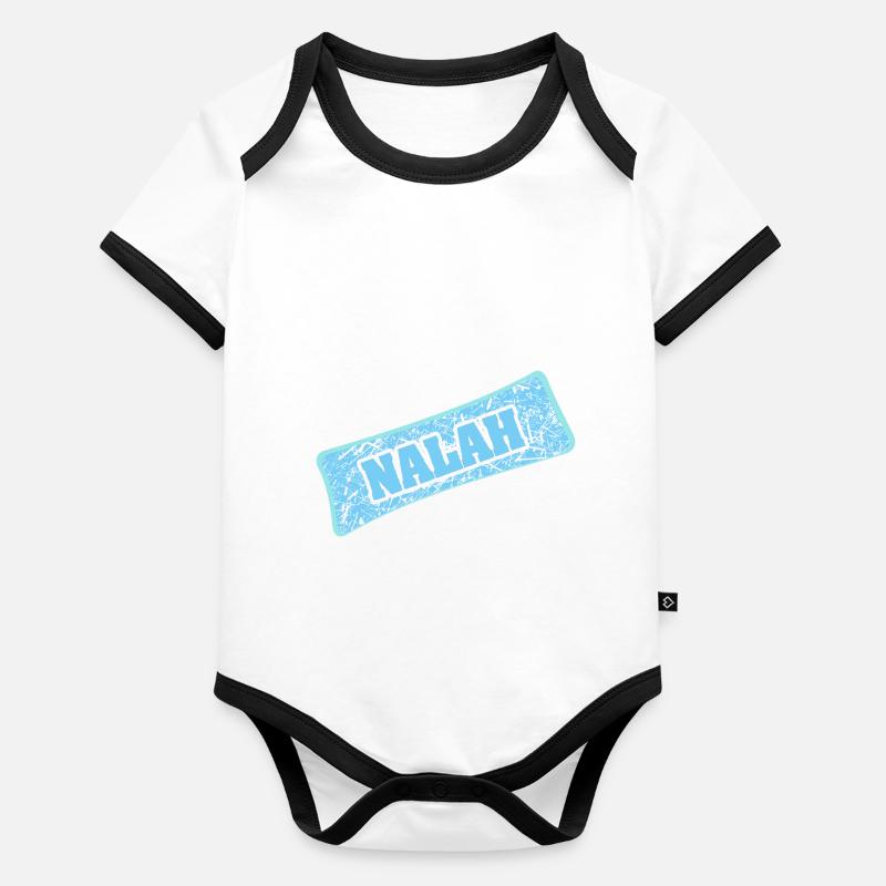 Birth for Nalah Name Born Organic Baby Contrasting Bodysuit