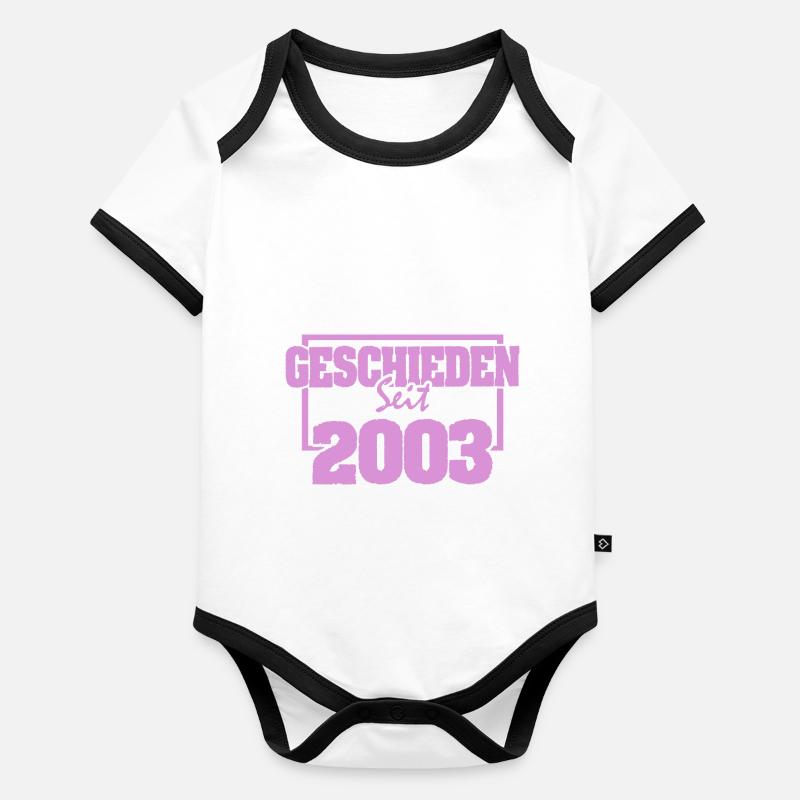 Marriage 2003 Organic Baby Contrasting Bodysuit